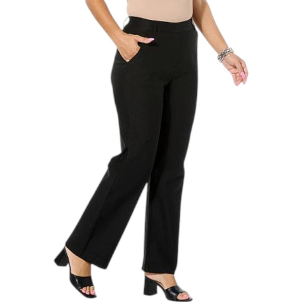 Antthony Originals Modern Essential Straight Leg Pull On Pant Plus Size 1X NEW